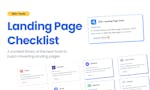 Landing Page Checklist image