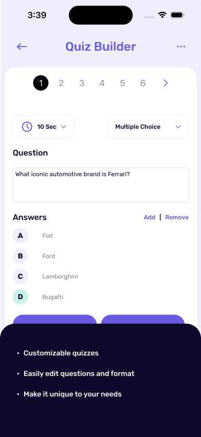 Média Quiz Makito - Transformez n'importe quel site Web en quiz 4