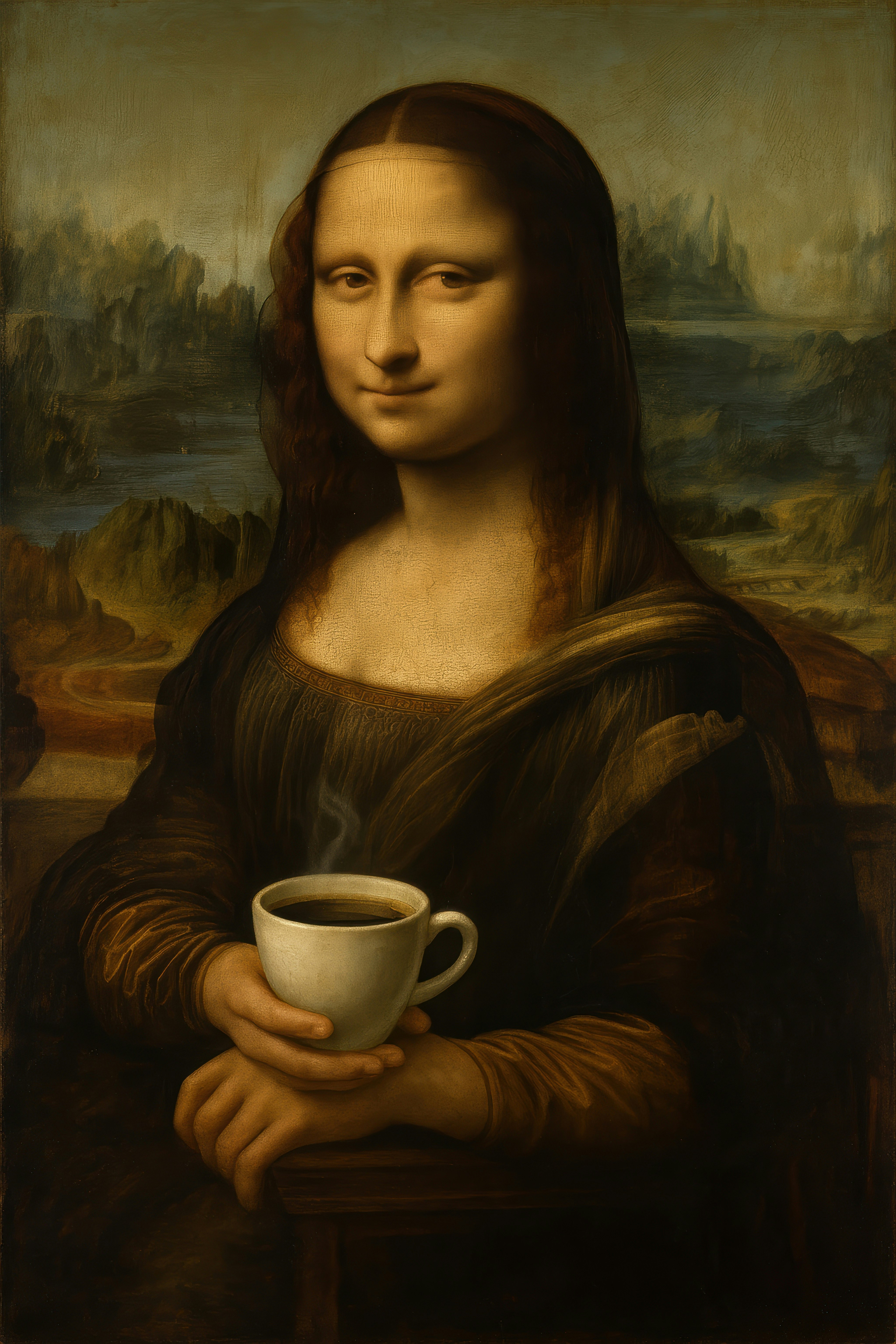 Funny Mona Lisa Poster - Mona Lisa like you have never seen her before media 2