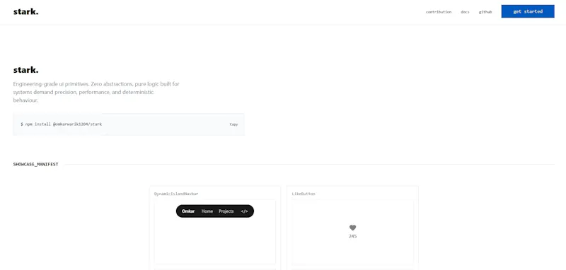 stark. screenshot 1