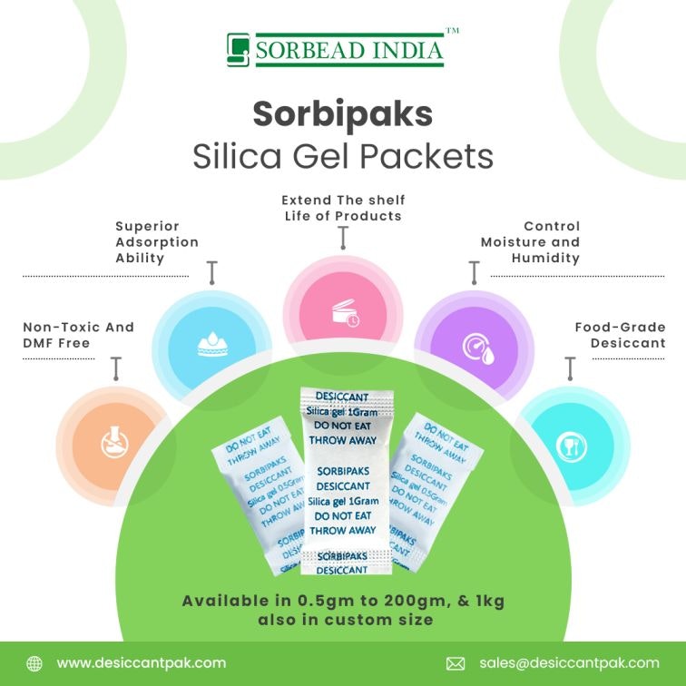 Sorbipaks Kieselgelpakete - Vorteile von Trockenmittel -Kiesel -Gel -Beutel Medien 3