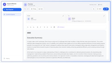 Free AI Proposal Generator gallery image