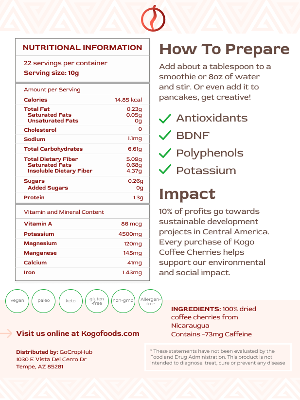 Coffee Cherry Superfood Powder gallery image