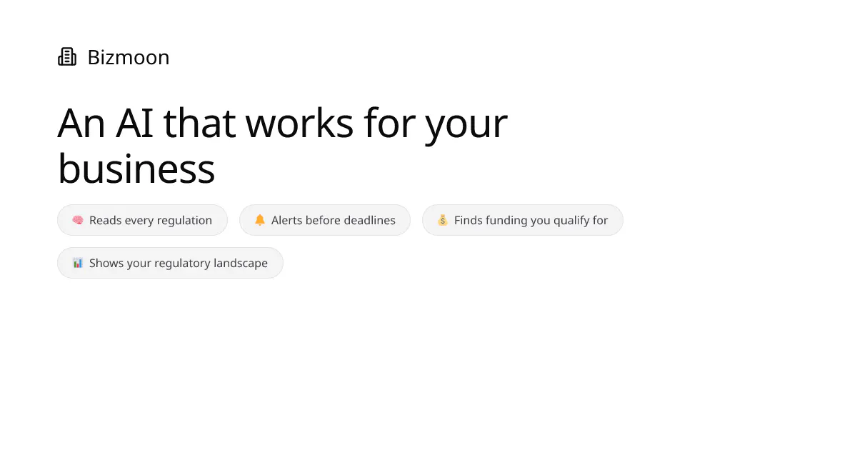 Bizmoon product banner