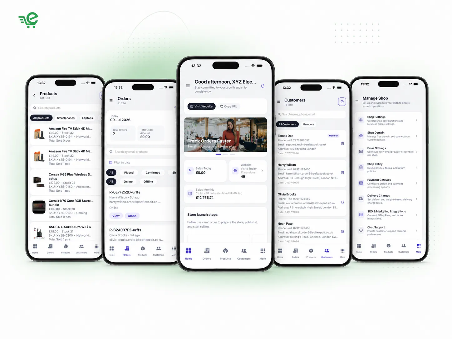 Ecomz AI Multi-Tenant SaaS Store Builder gallery image