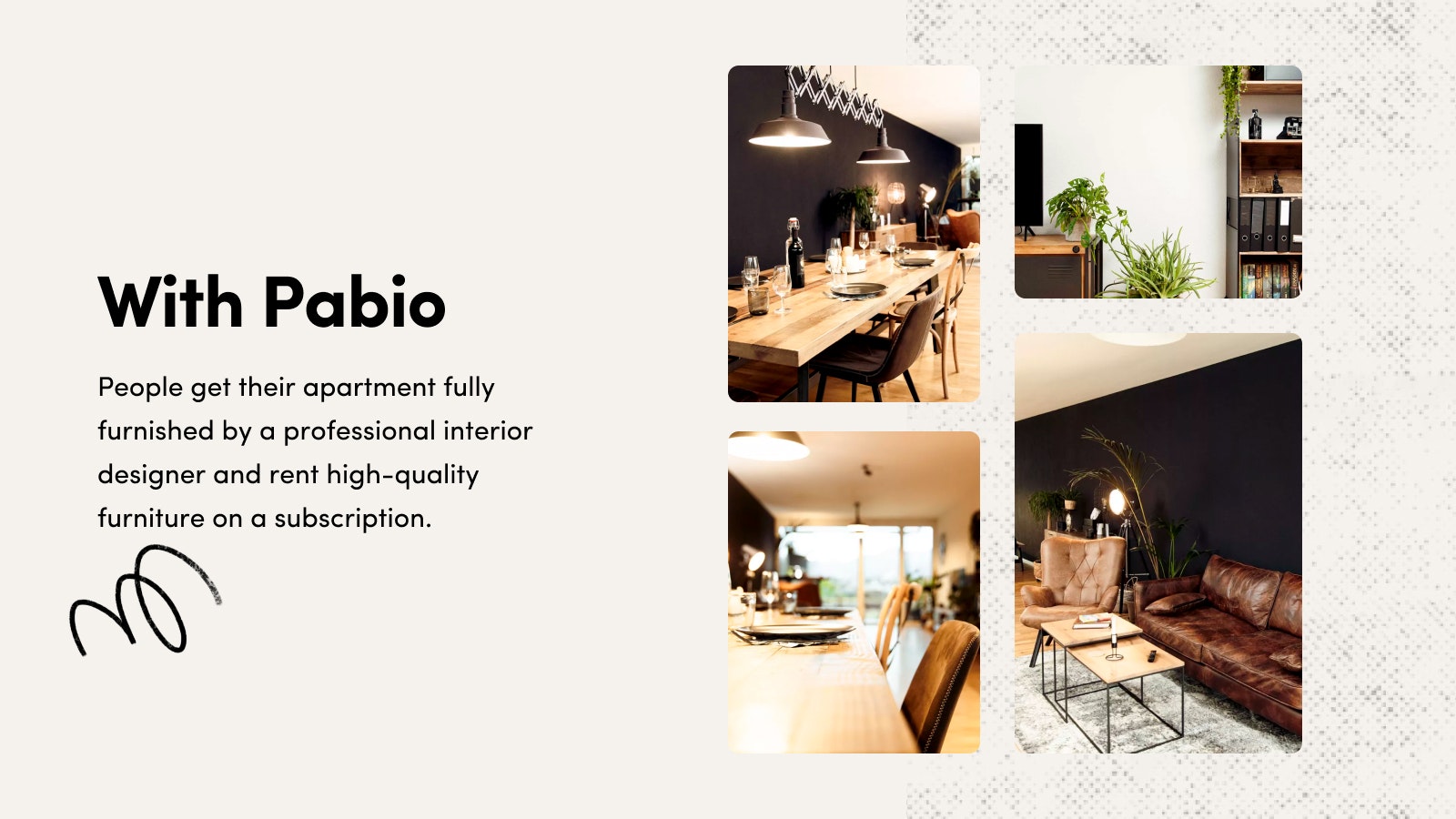 Pabio - Personalized interior design & high-quality furniture rental | Product Hunt