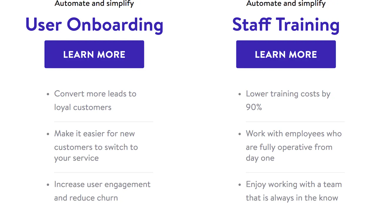 Automated User Onboarding with Userlane product