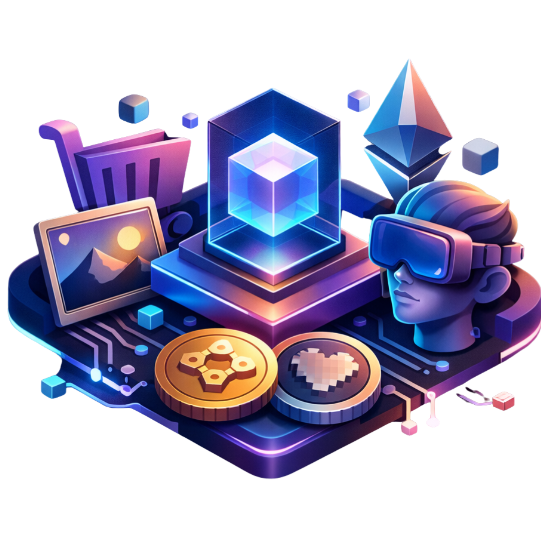 NFT Marketplace Development Company - Product Hunt launch logo and brand identity