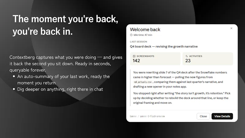 Contextberg screenshot 4