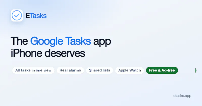 ETasks screenshot 1