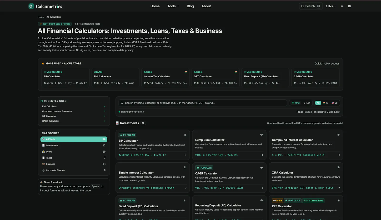 Calcumetrics screenshot 7