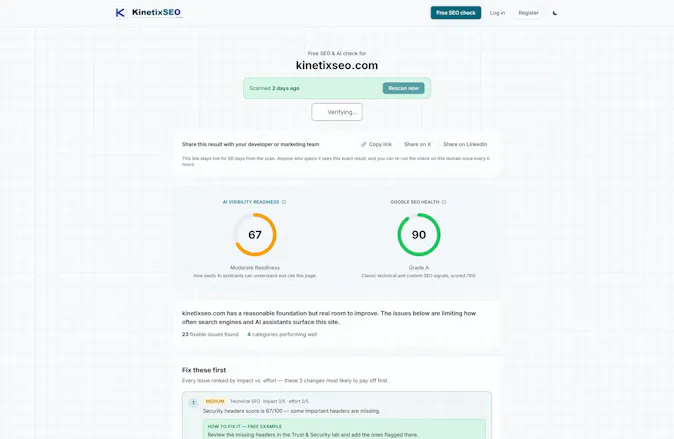 KinetixSEO gallery image
