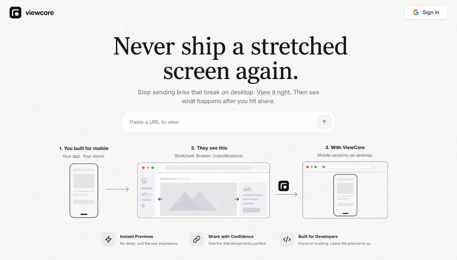 ViewCore screenshot 2