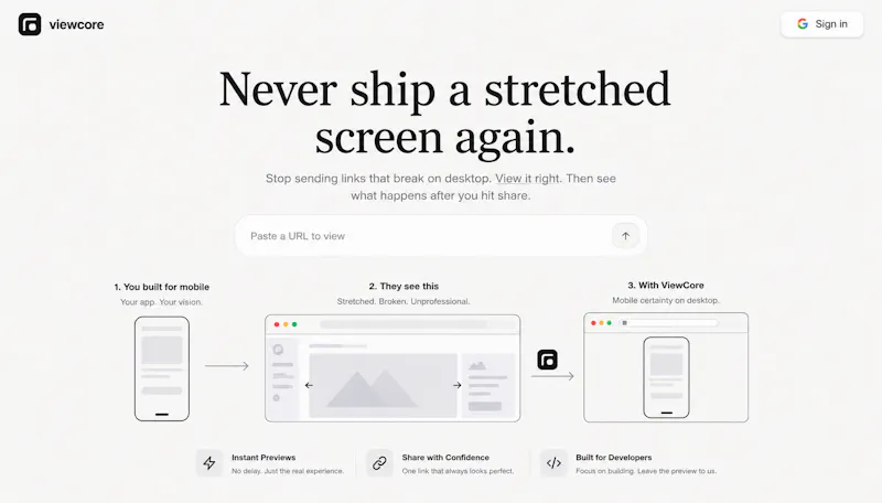 ViewCore screenshot 2