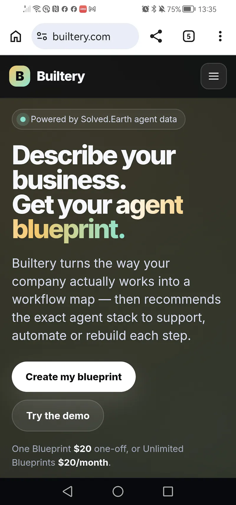 Builtery.com screenshot 2