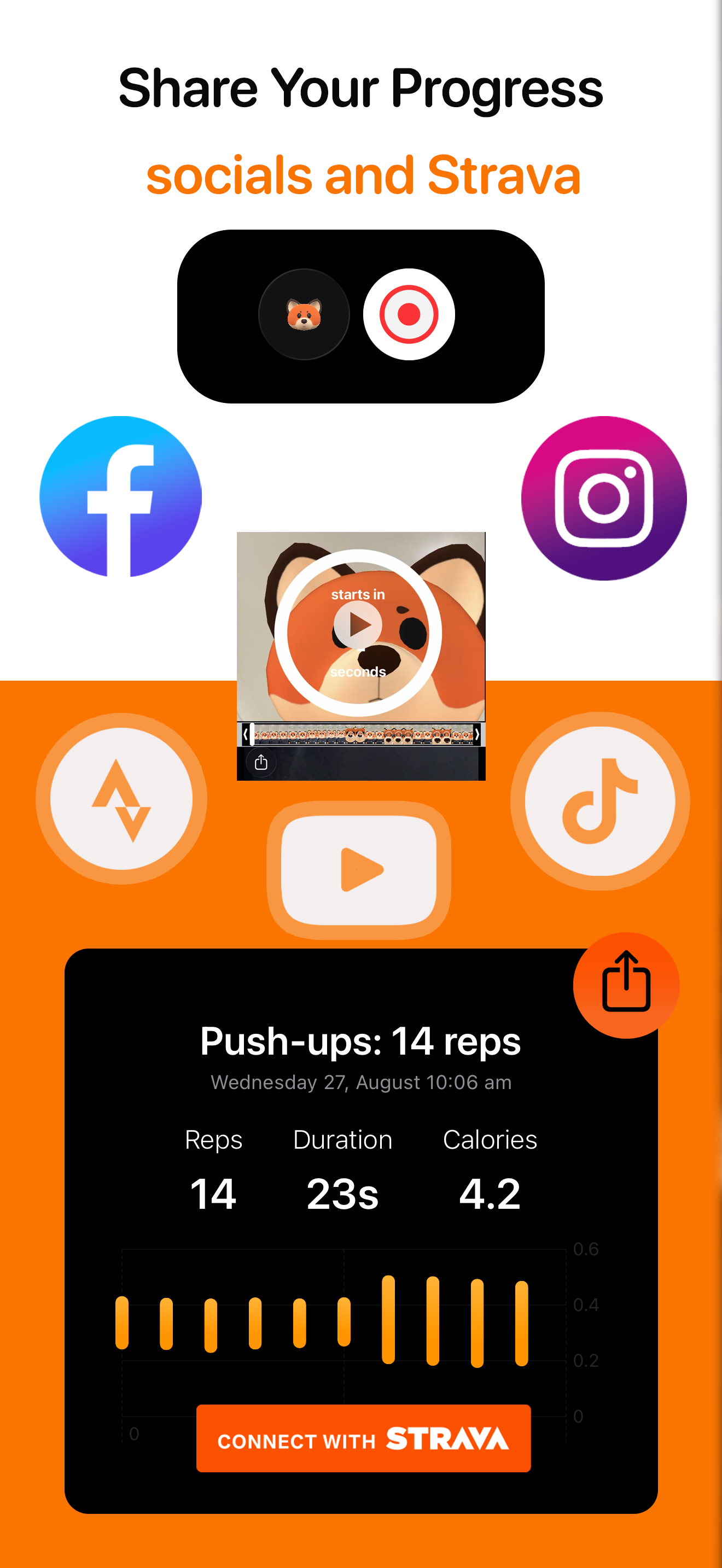 Média Force Force One - Application push-up qui fait plus que simplement compter les représentants 6