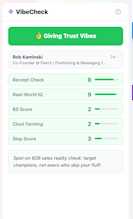 Vibecheck for LinkedIn gallery image
