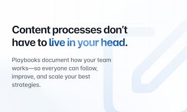 Playbooks in Content Marketing gallery image