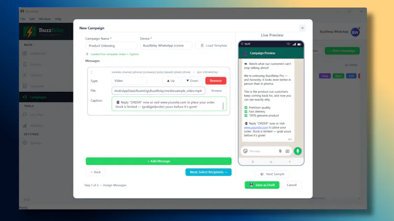 BuzzRelay screenshot 3