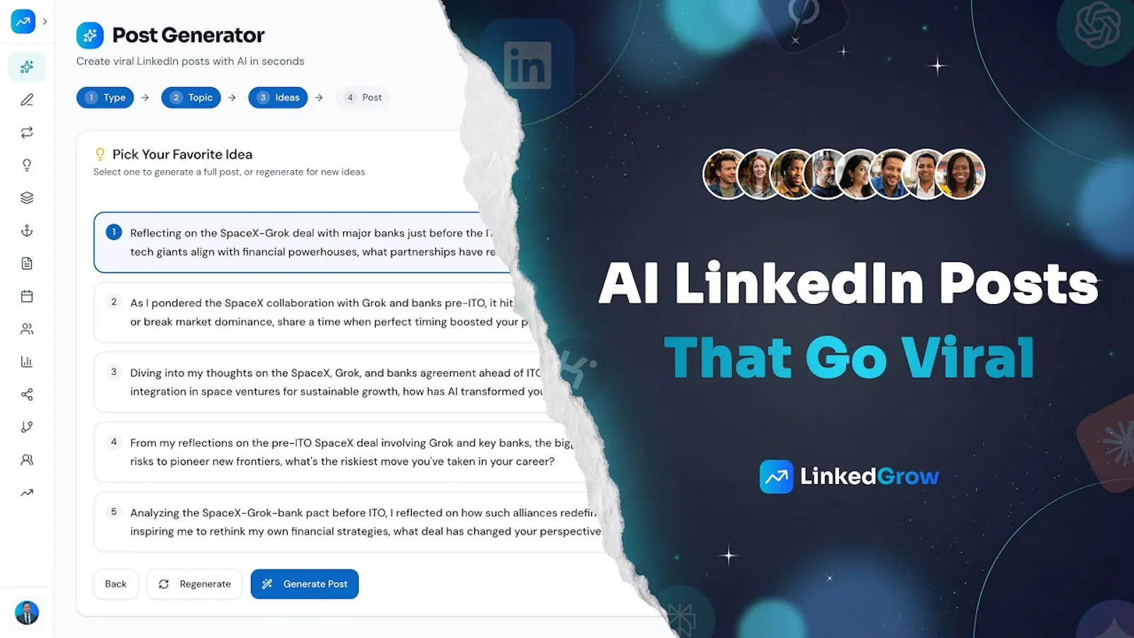 LinkedGrow screenshot 1 (video preview)