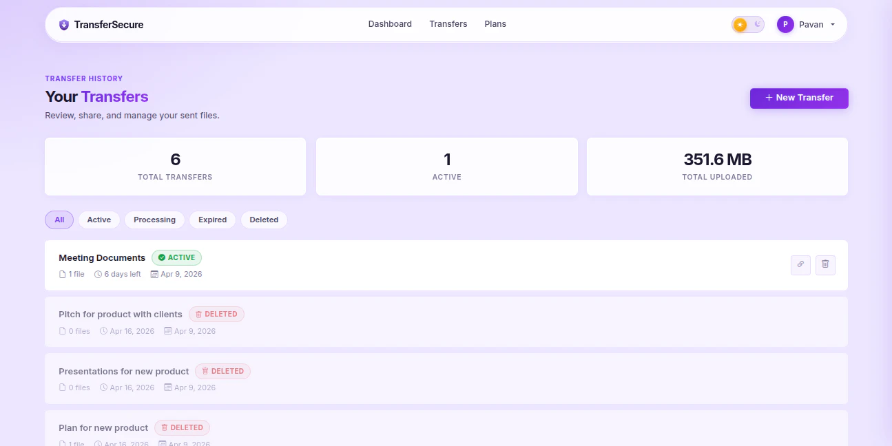 TransferSecure screenshot 6