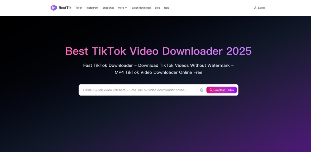 besttik.com - Downloader tiktok online gratuito nessuna filigrana media 1