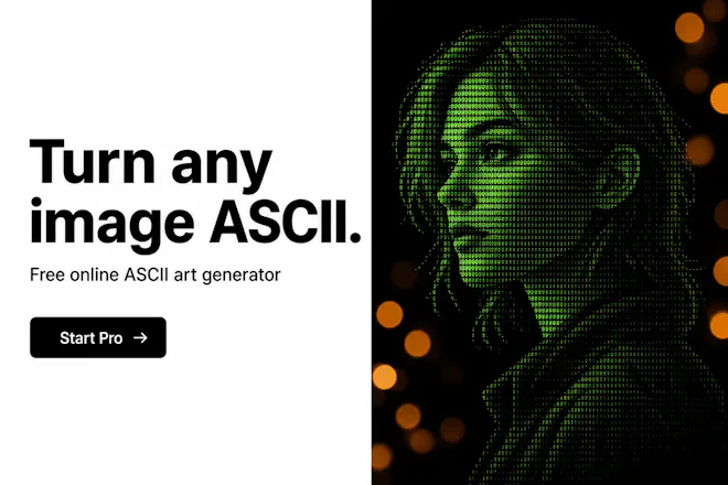 Image to ASCII gallery image