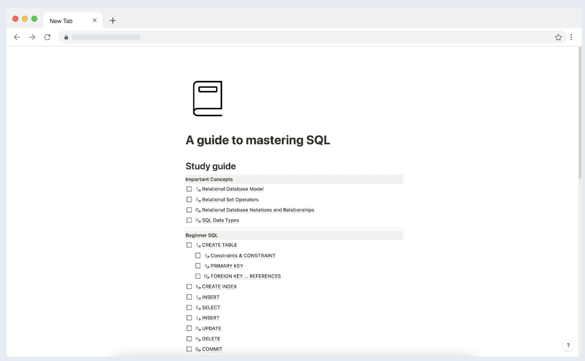 SQLをマスターするガイド