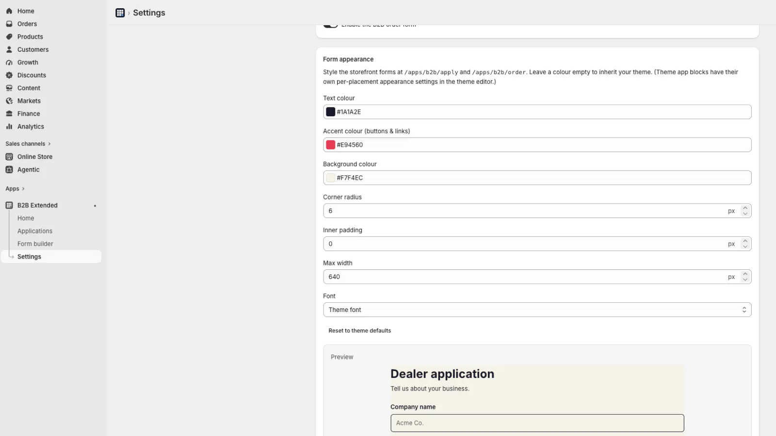B2B Extended Shopify App screenshot 6