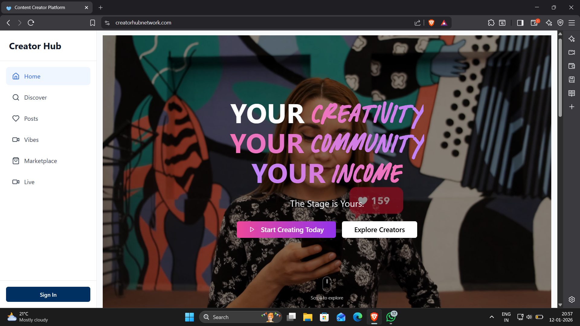 CreatorHub gallery image