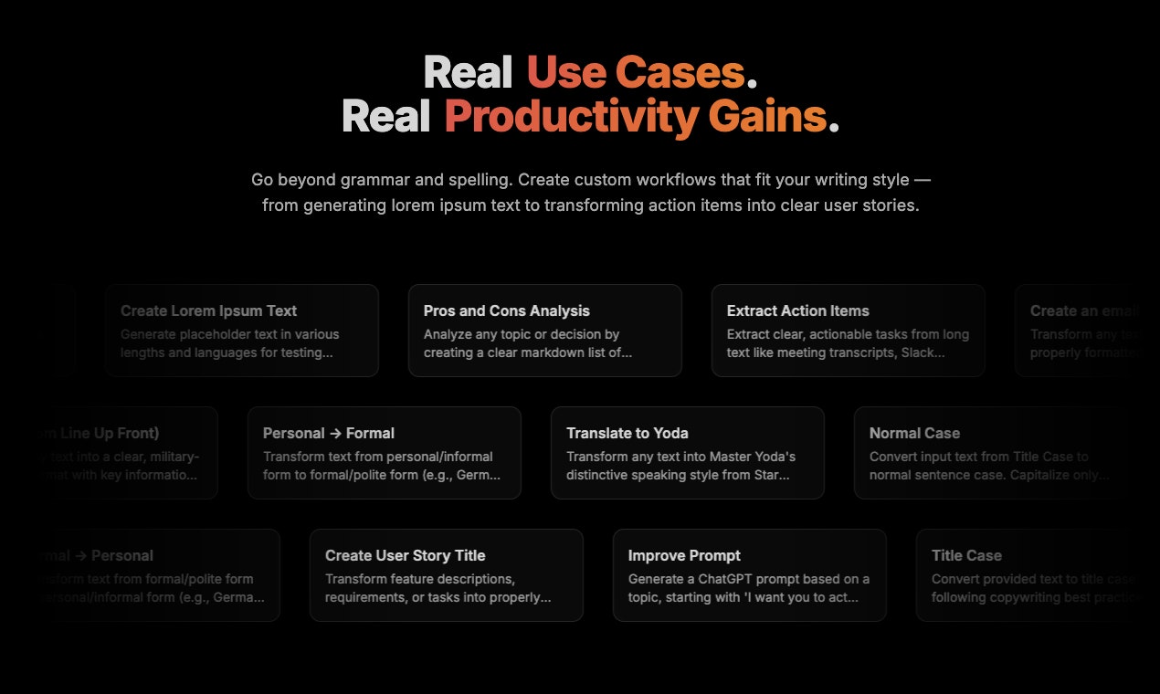 RewriteBar v2 - Screenshot 3 preview