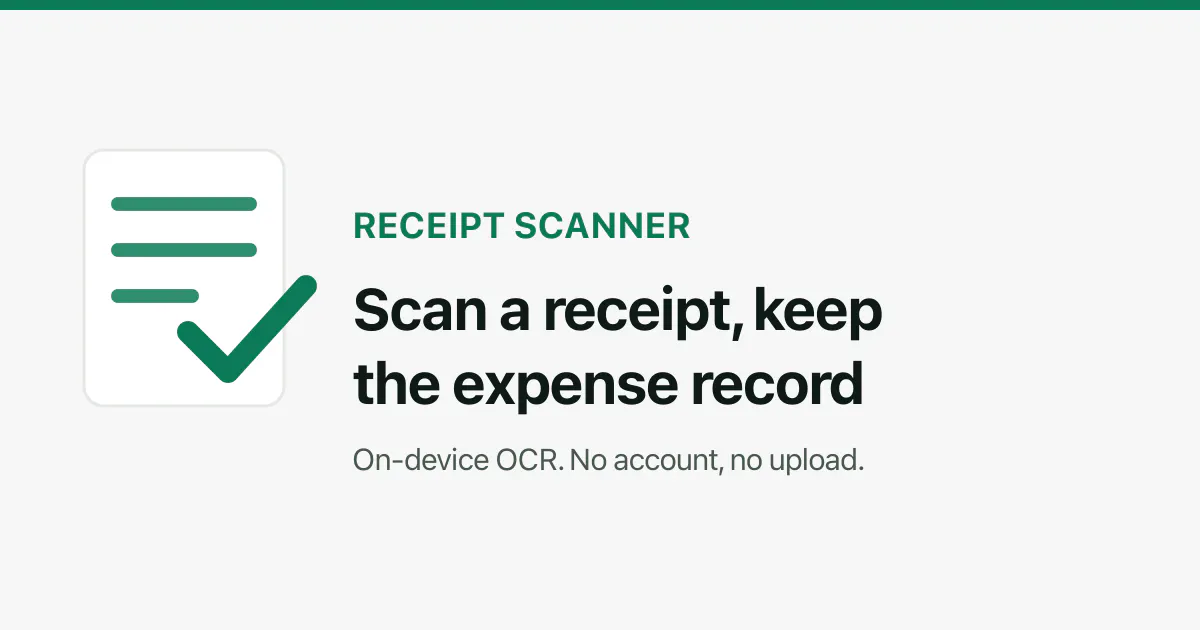 Receipt Scanner gallery image