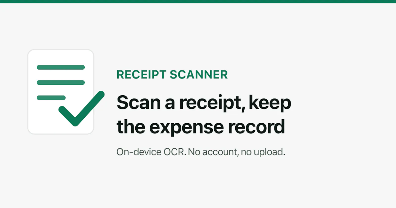 Receipt Scanner screenshot 1