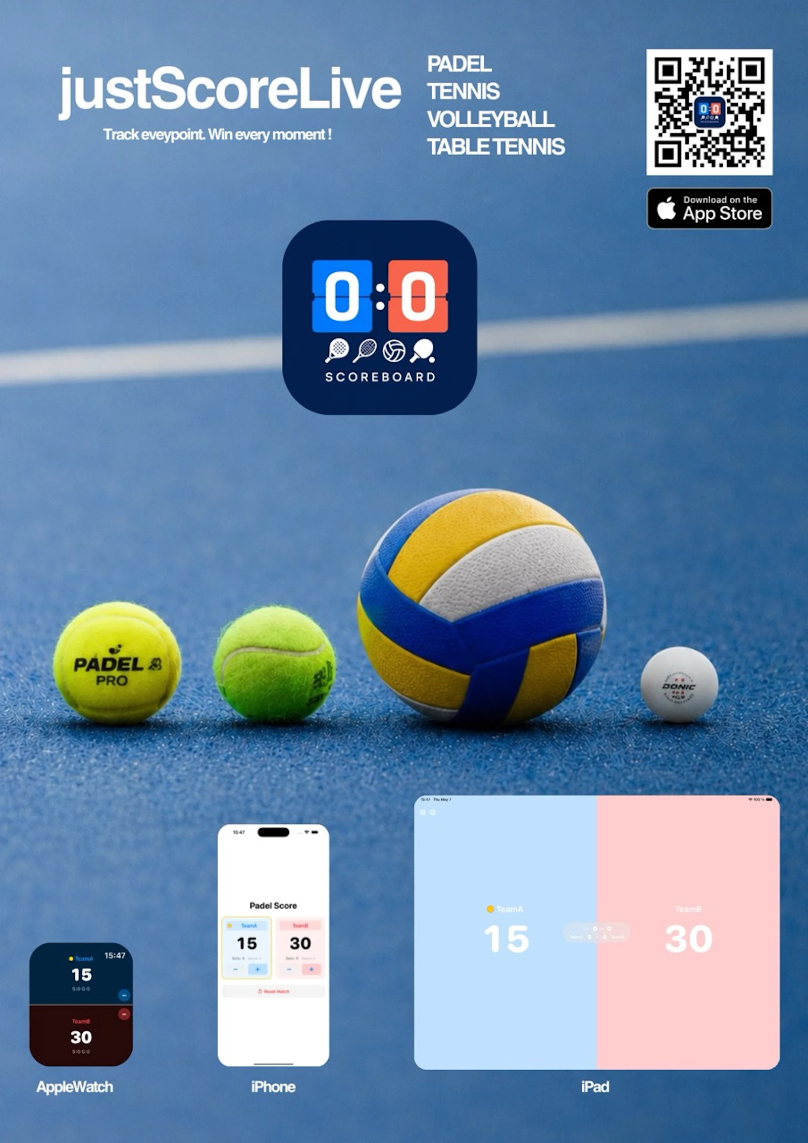 justScoreLive screenshot 2