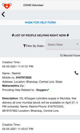 Covid Emrgency Help | 100MilesAhead.com gallery image