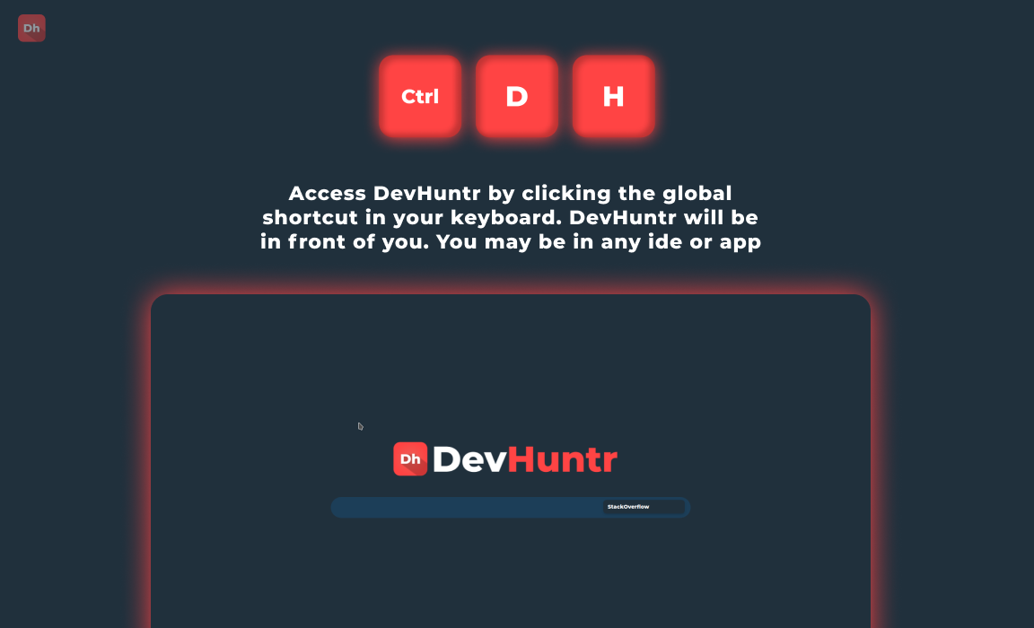 DevHuntr gallery image