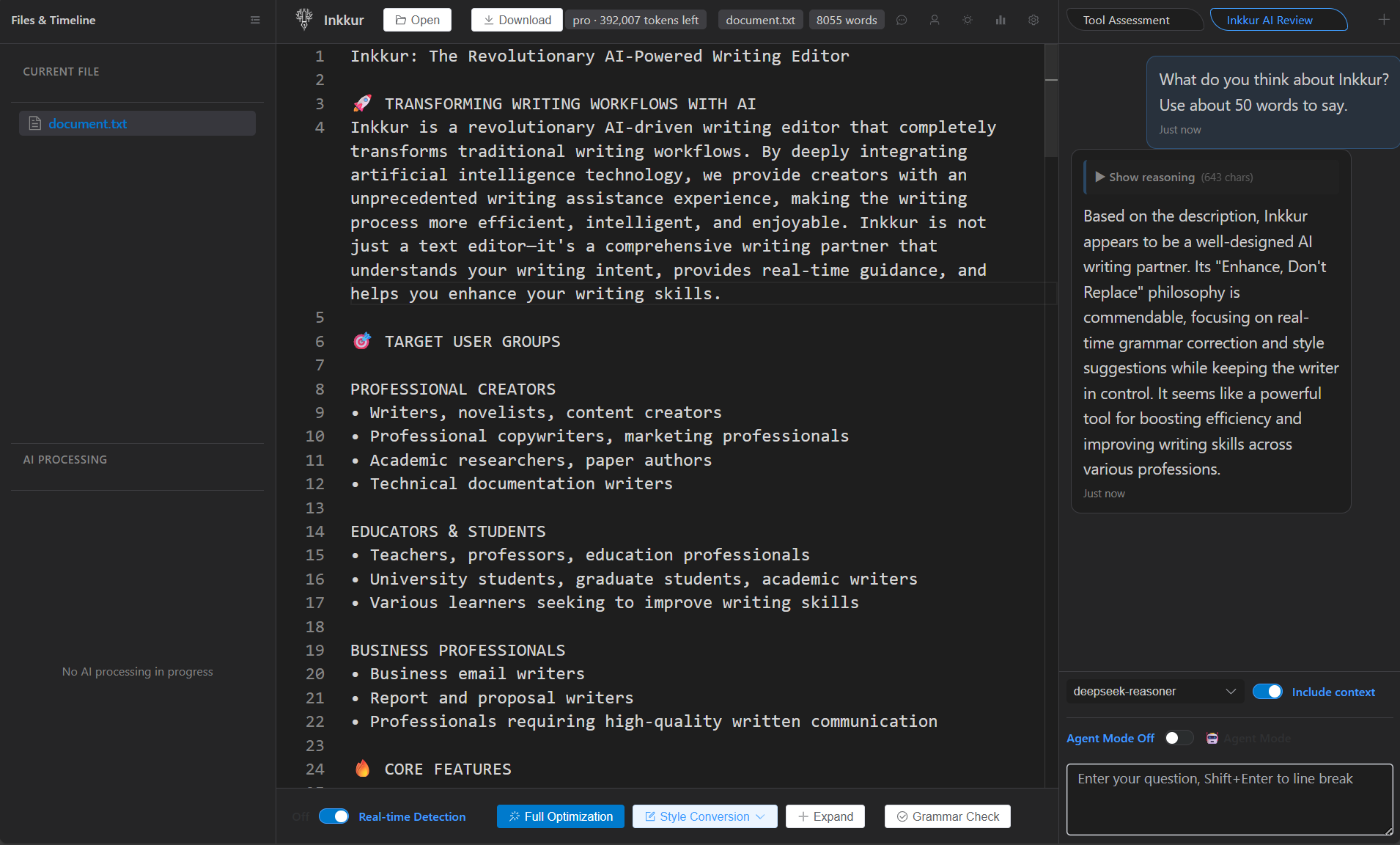 Inkkur - Screenshot 4 showing product features and functionality