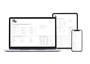 Notion Subscription Management gallery image