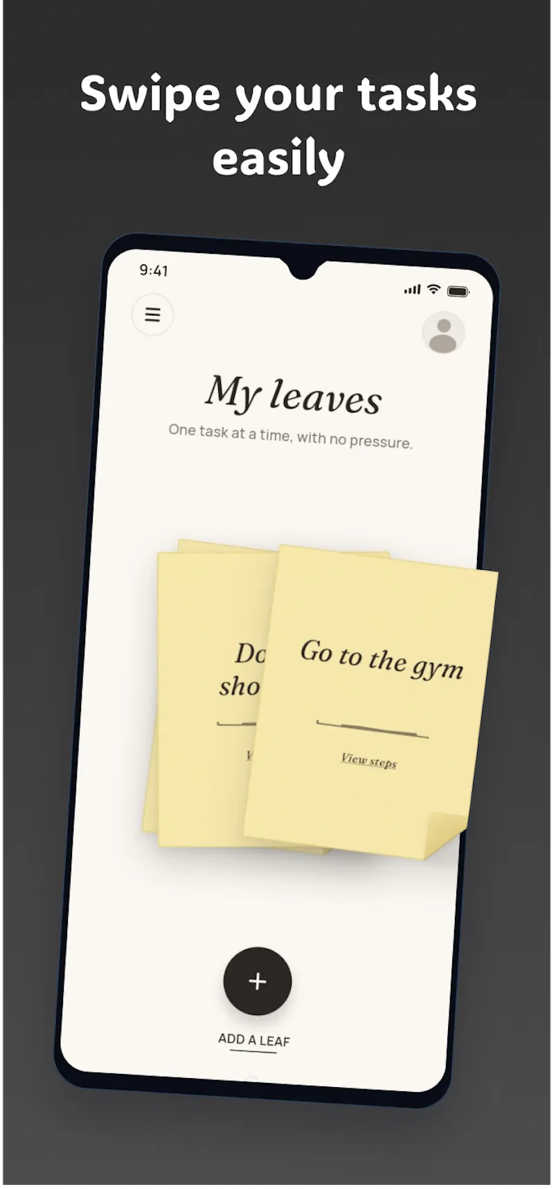 Leaf: Sticky Notes & Tasks screenshot 1