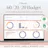 60/20/20 Budget Planner Template Excel