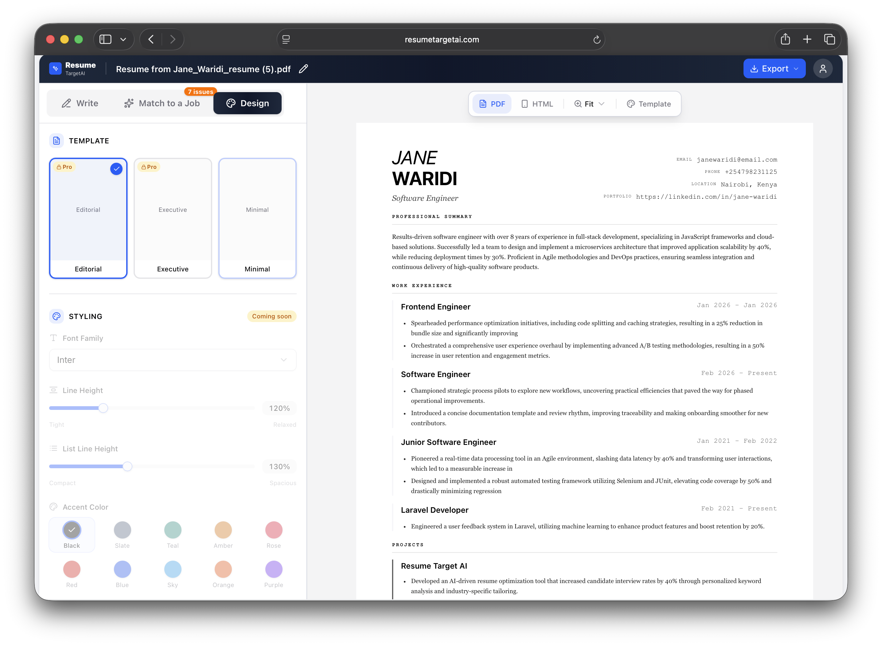 ResumeTarget AI gallery image