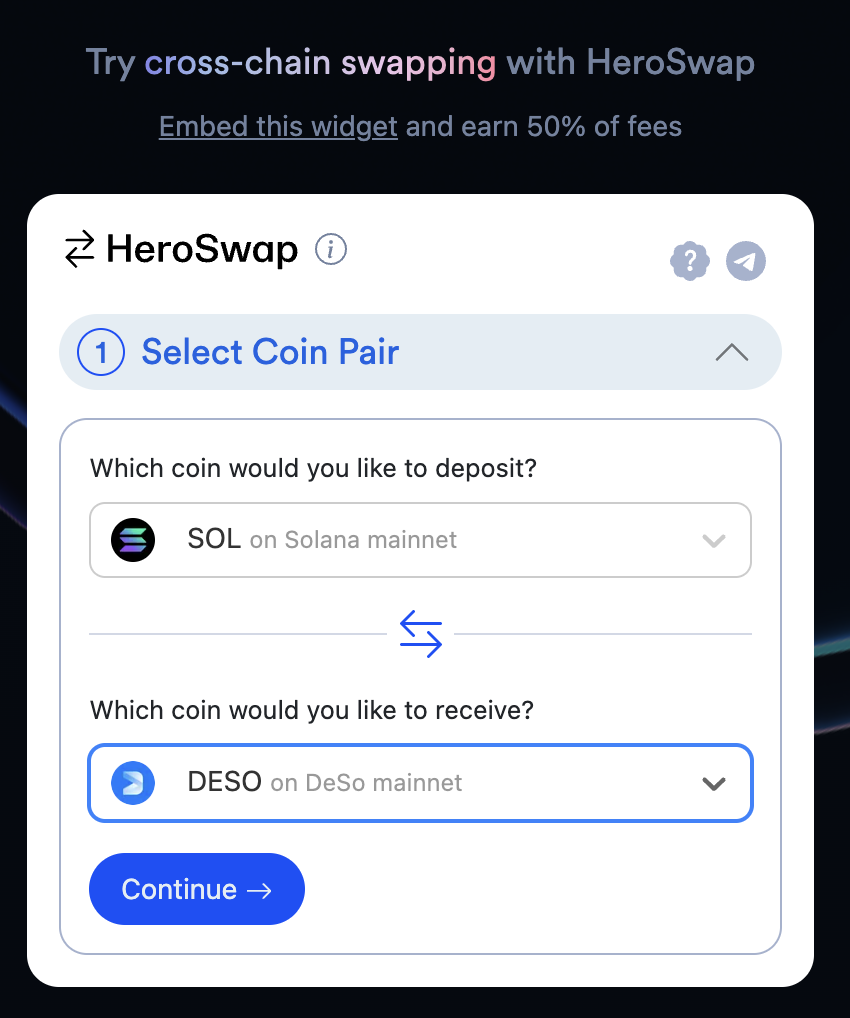 Heroswap - 인스턴트 및 익명의 크로스 체인 암호화 스왑 미디어 4