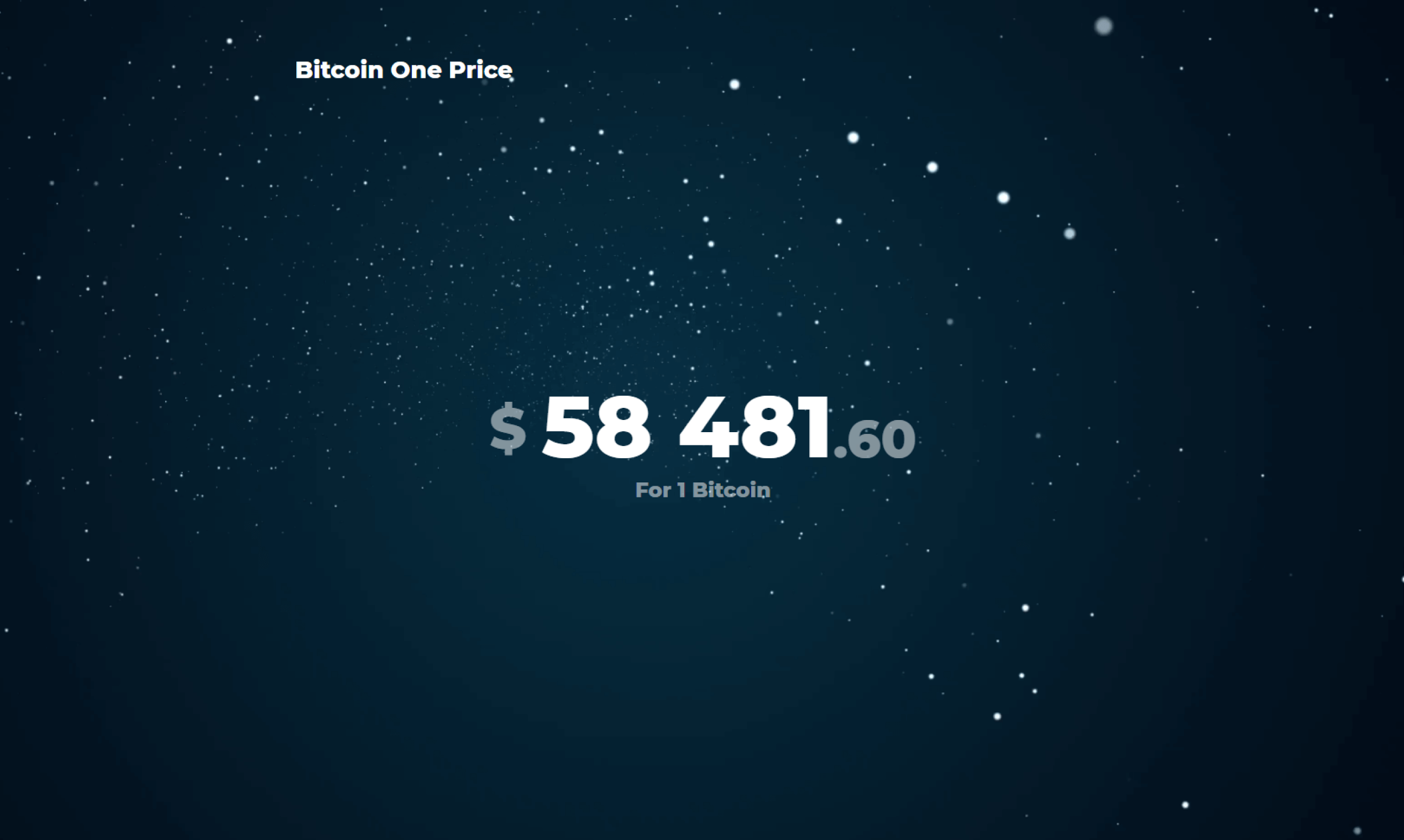 Bitcoin One Price gallery image