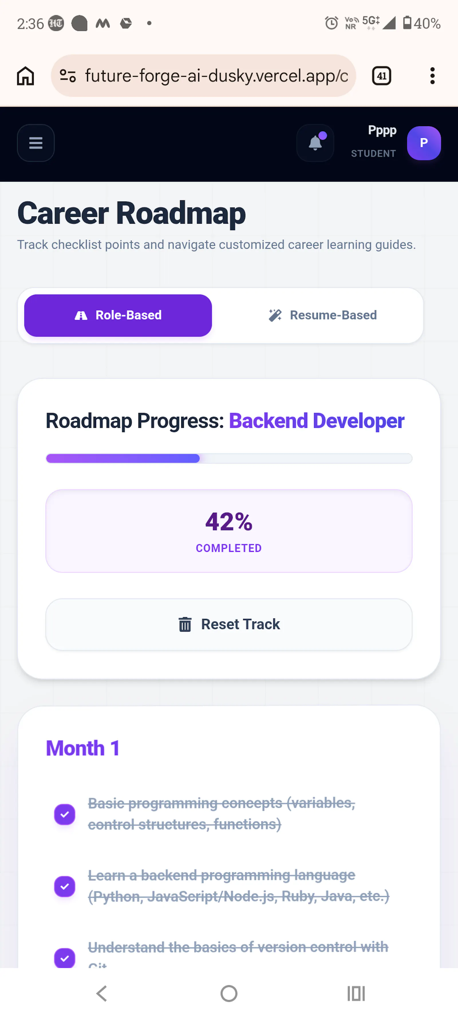 Vite + React screenshot 4