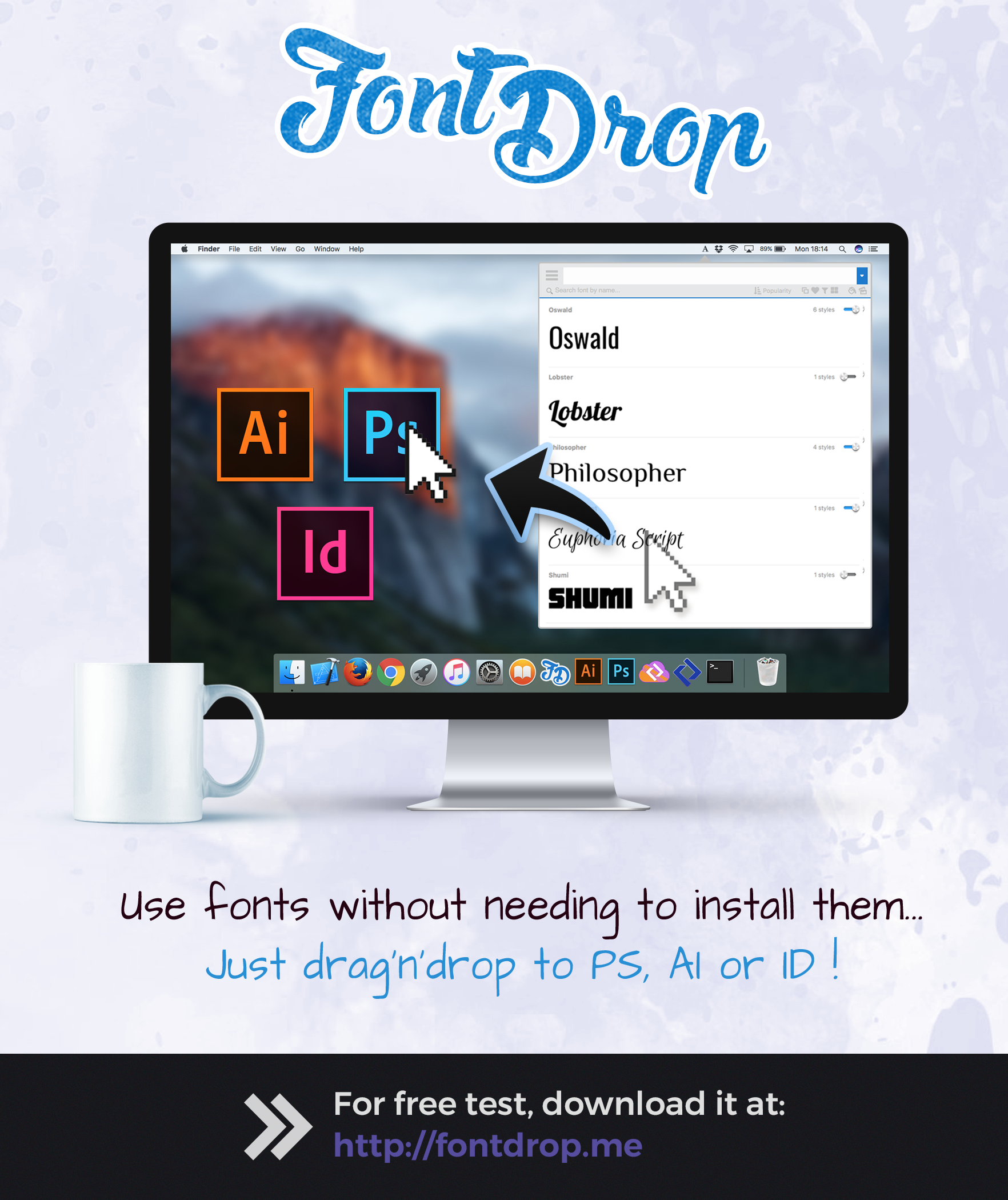 FontDrop gallery image