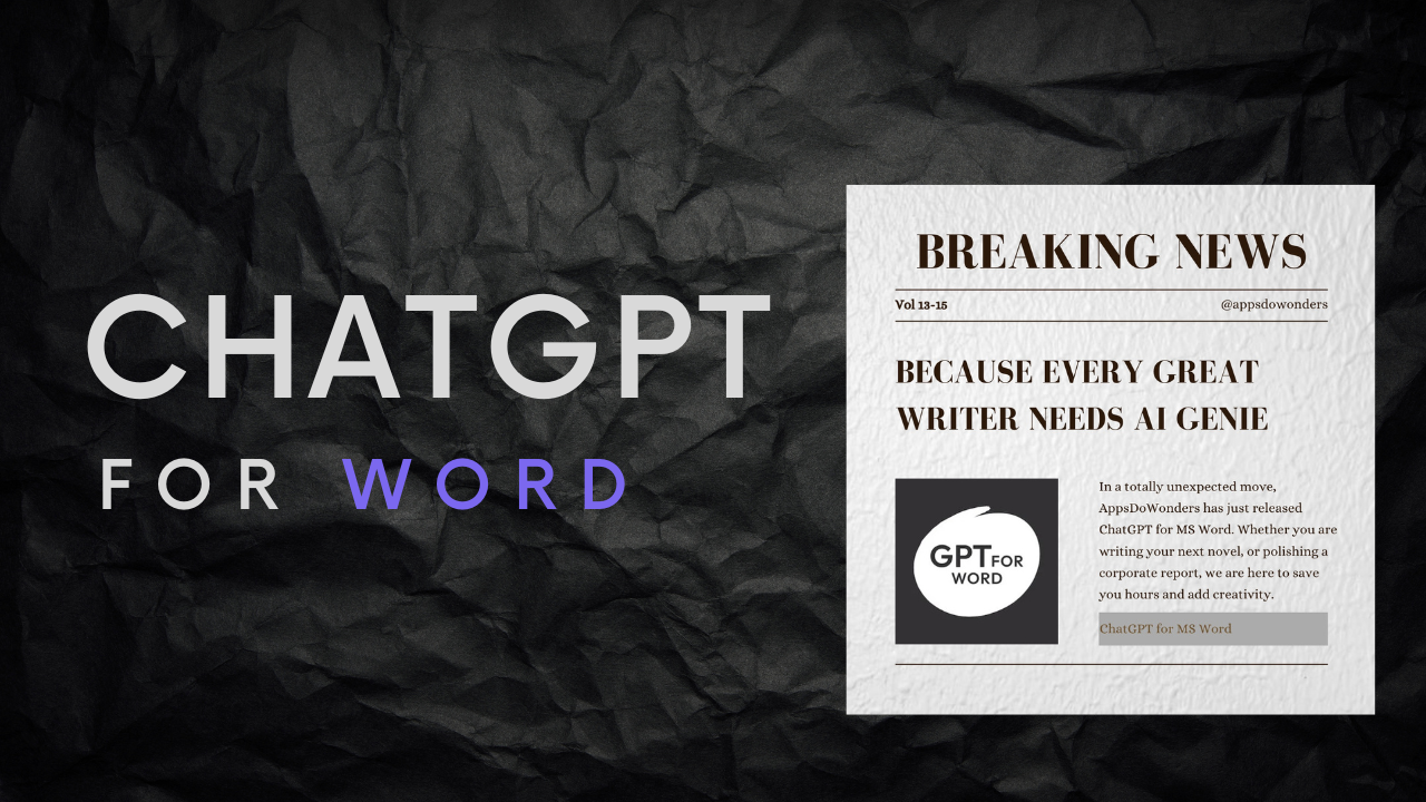 ChatGPT for Word gallery image