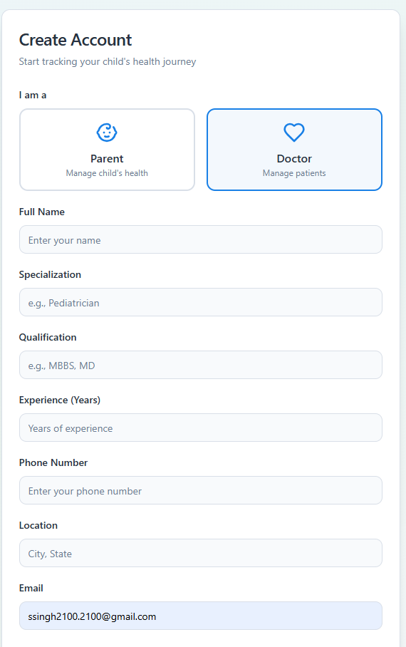 VacciTrack - Main product screenshot demonstrating key features and user interface