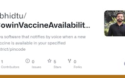 Cowin Vaccine Availability Speaker media 3