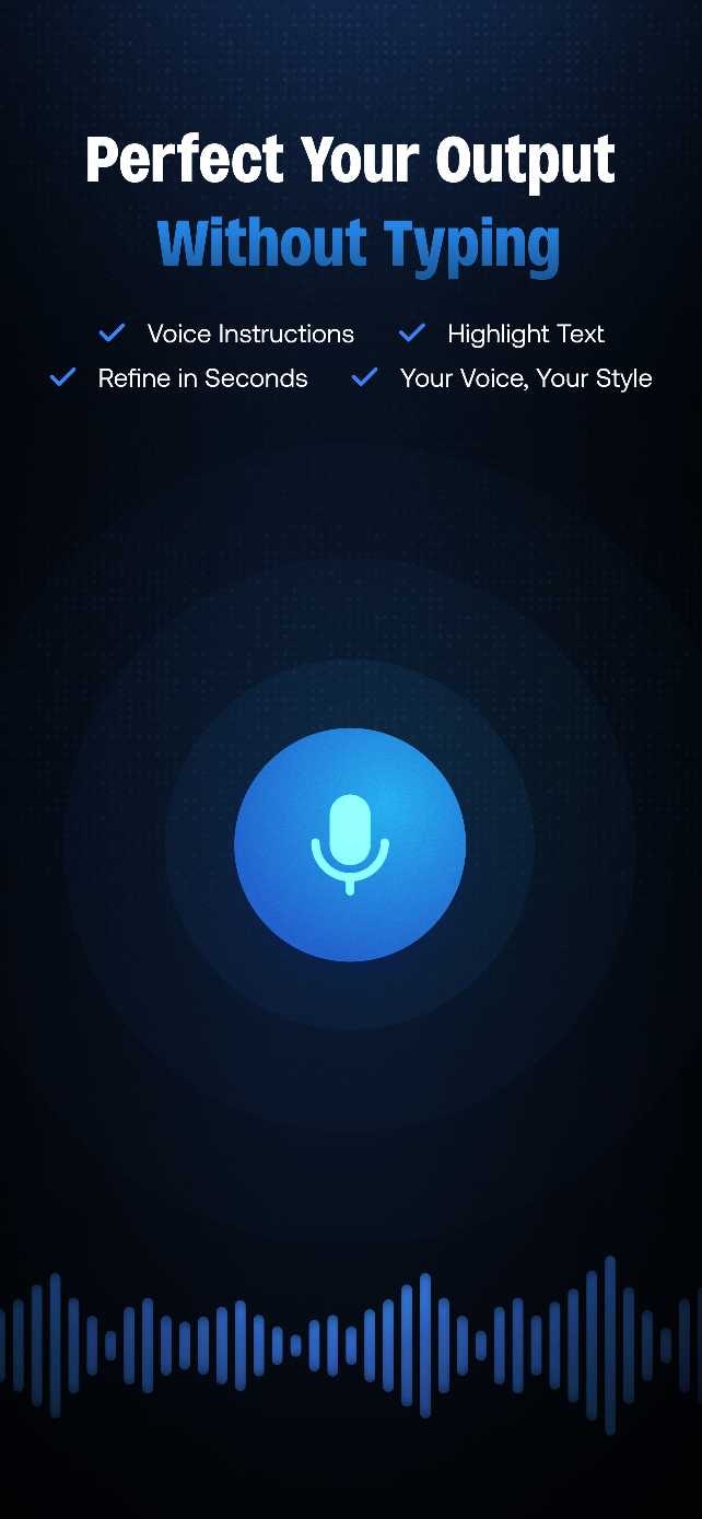 VoiceBubble — Speak. Get perfect text. gallery image