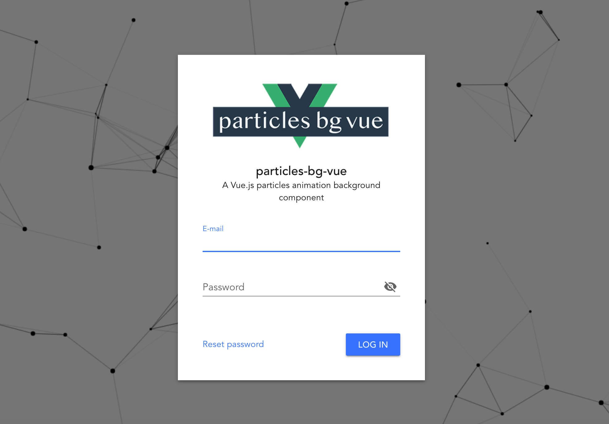 particles-bg-vue gallery image